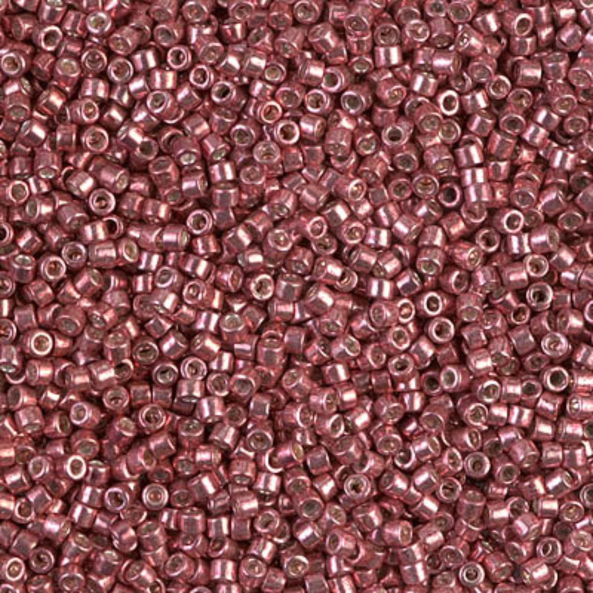 Miyuki 11/0 Delica Beads, DB0423, Galvanized Cranberry, 5g