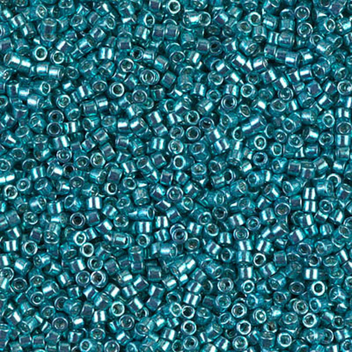 Miyuki 11/0 Delica Beads, DB0427, Galvanized Dark Aqua, 5g