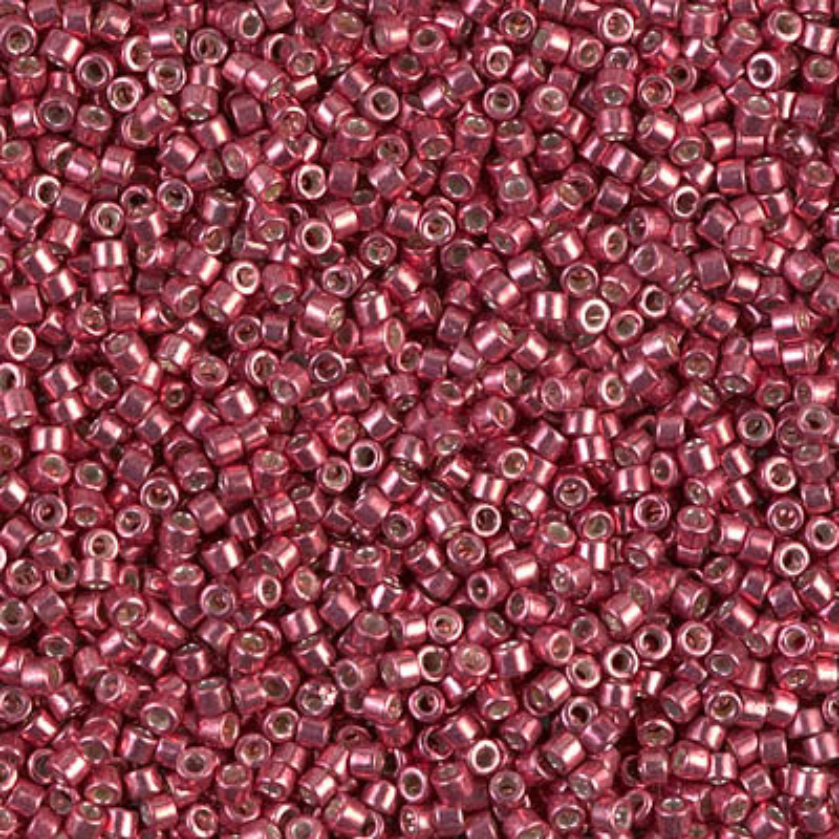 Miyuki 11/0 Delica Beads, DB0428, Galvanized Raspberry, 5g