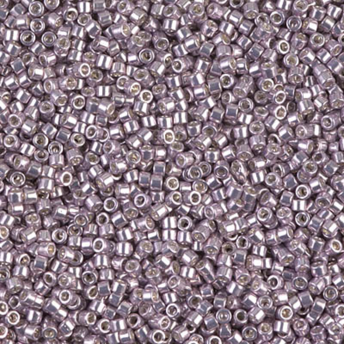 Miyuki 11/0 Delica Beads, DB0429, Galvanized Pale Lavender, 5g