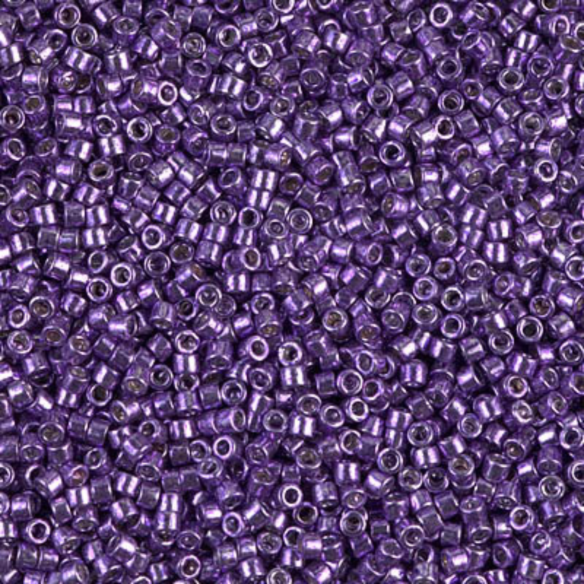 Miyuki 11/0 Delica Beads, DB0430, Galvanized Purple, 5g
