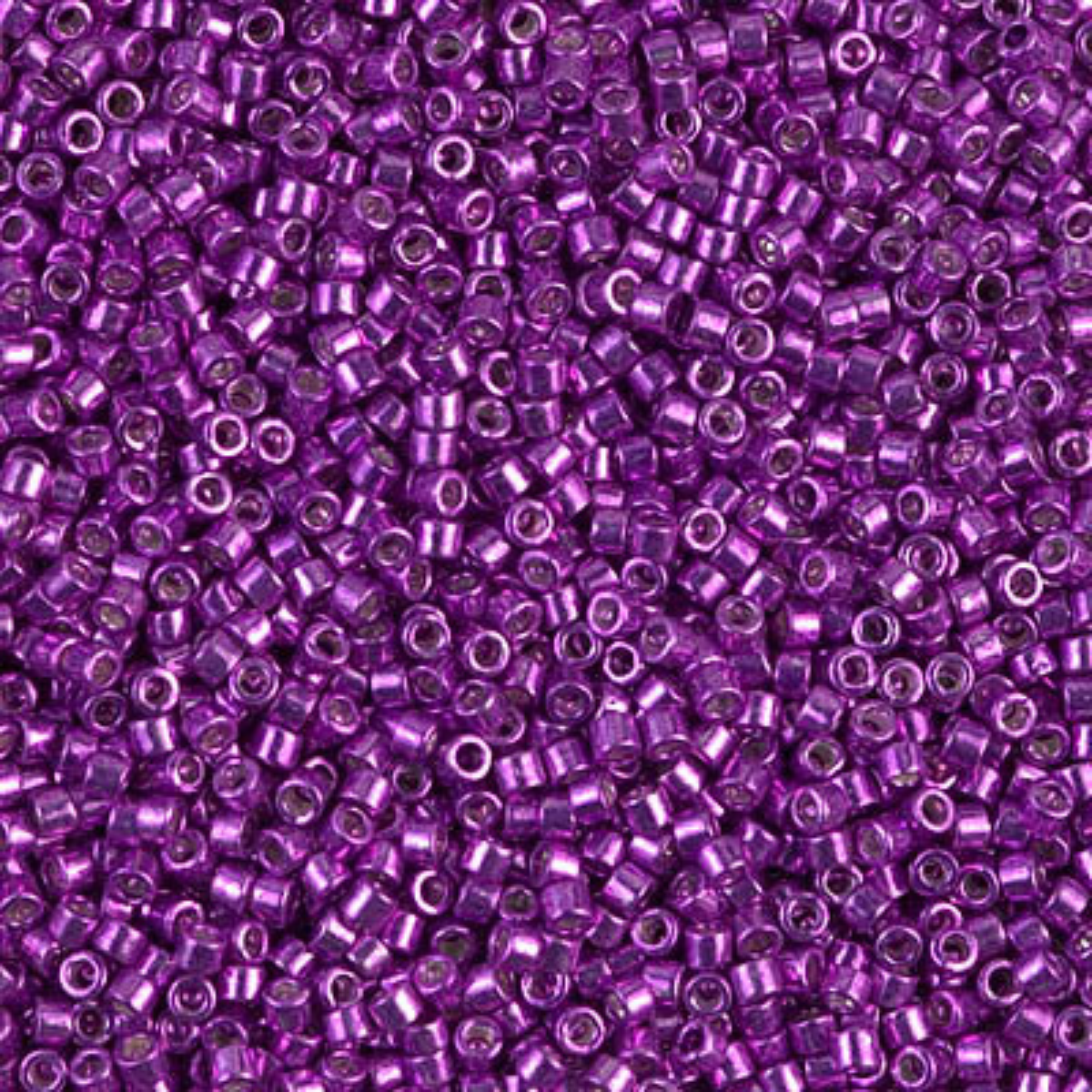 Miyuki 11/0 Delica Beads, DB0431, Galvanized Fuchsia, 5g