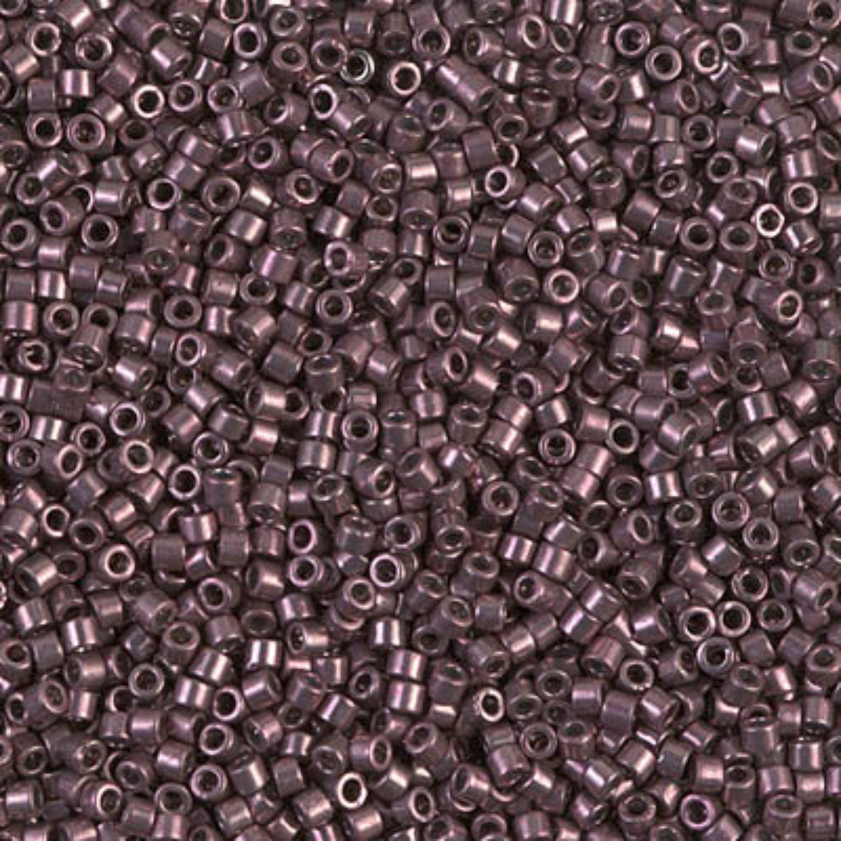 Miyuki 11/0 Delica Beads, DB0454, Galvanized Light Purple, 5g