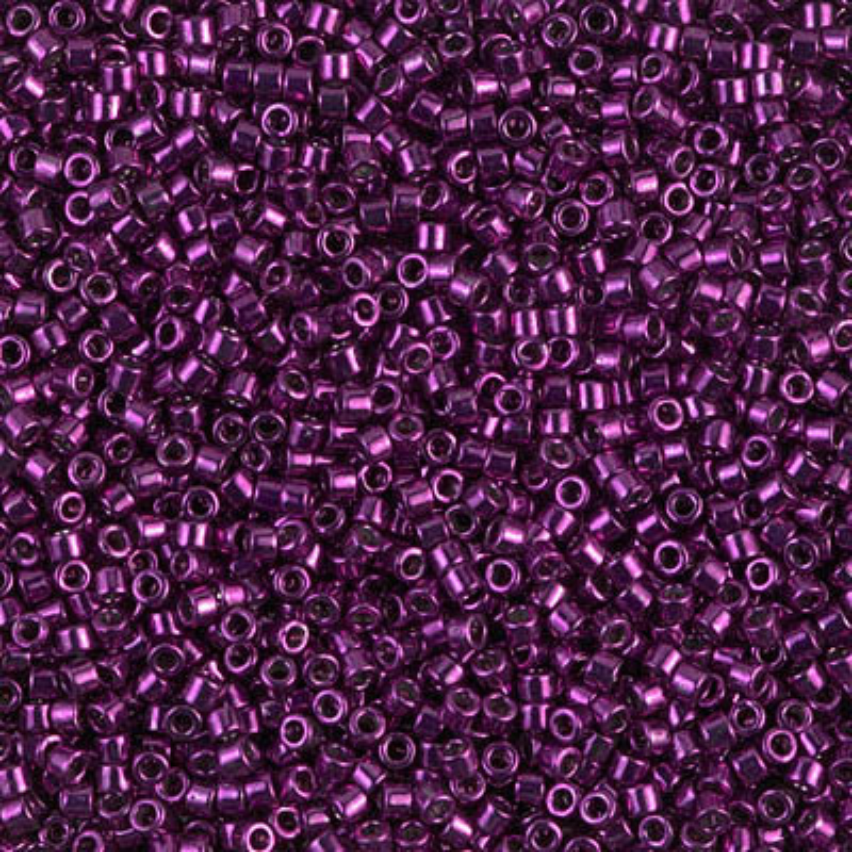 Miyuki 11/0 Delica Beads, DB0463, Galvanized Dark Fuchsia, 5g