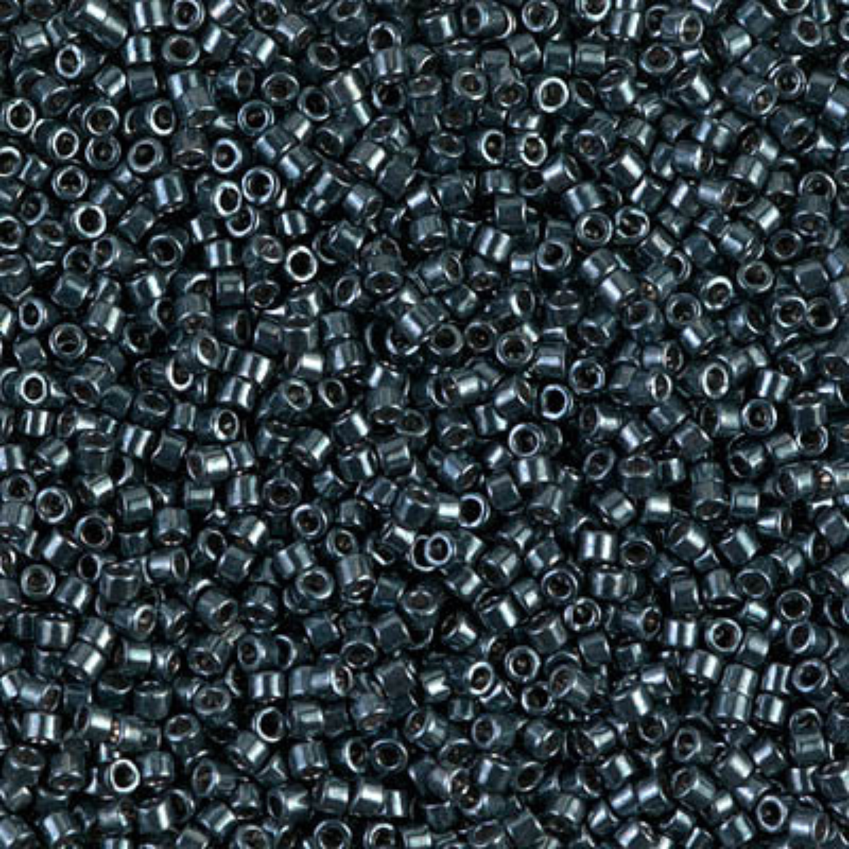 Miyuki 11/0 Delica Beads, DB0465, Galvanized Midnight Blue, 5g