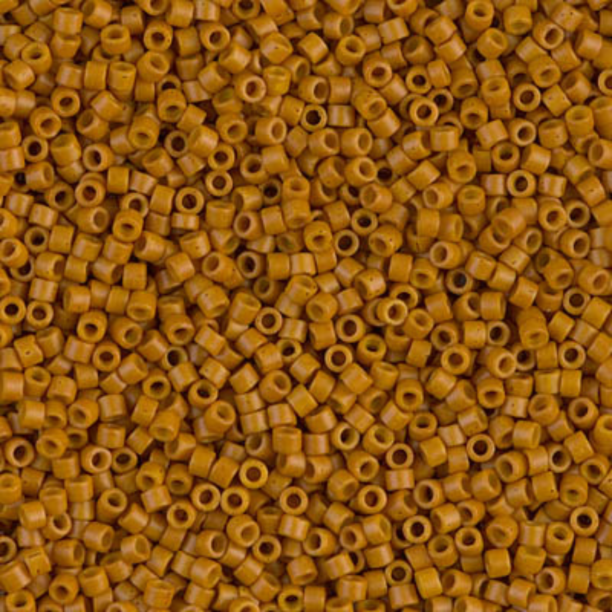 Miyuki 11/0 Delica Beads, DB0653, Opaque Pumpkin Dyed, 5g