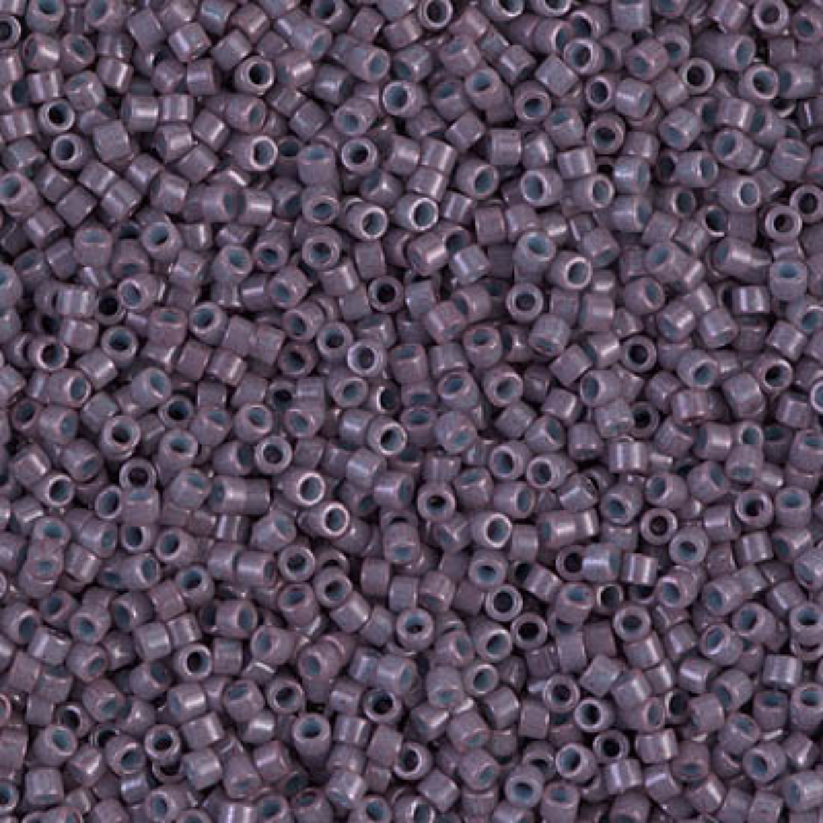 Miyuki 11/0 Delica Beads, DB0662, Opaque Dark Mauve Dyed, 5g