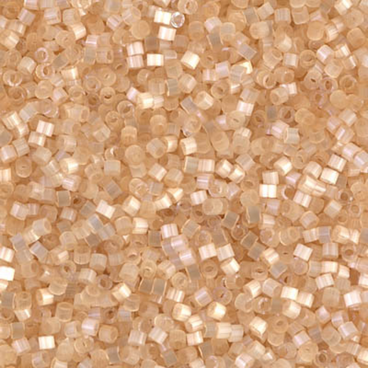 Miyuki 11/0 Delica Beads, DB0674, Silk Satin Cream, 5g