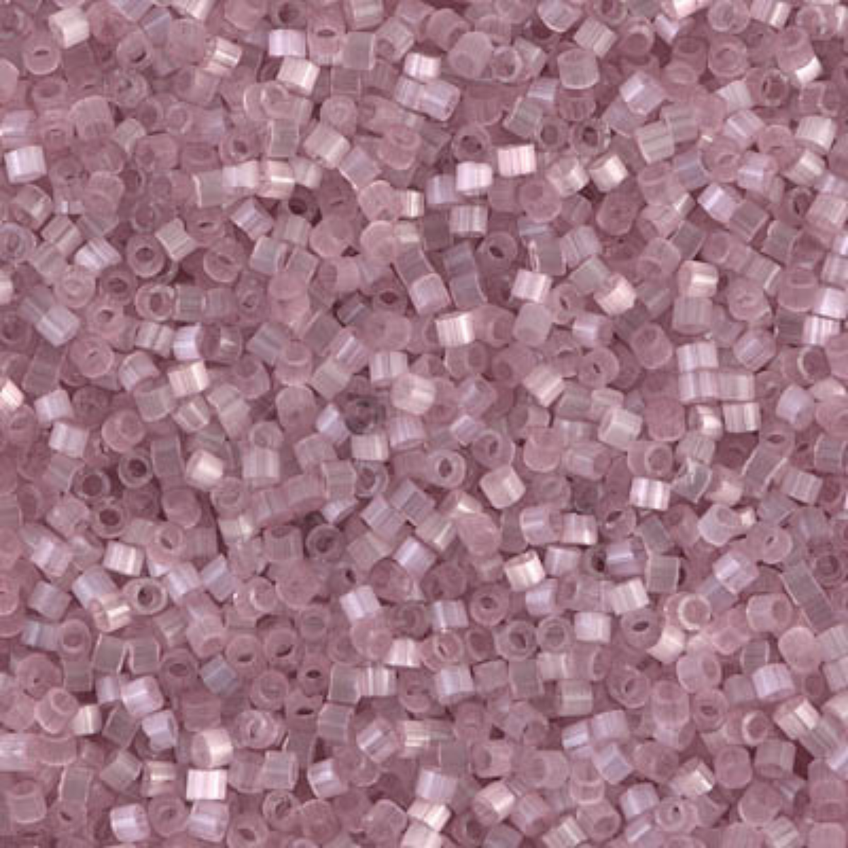 Miyuki 11/0 Delica Beads, DB0678, Silk Satin Antique Rose, 5g