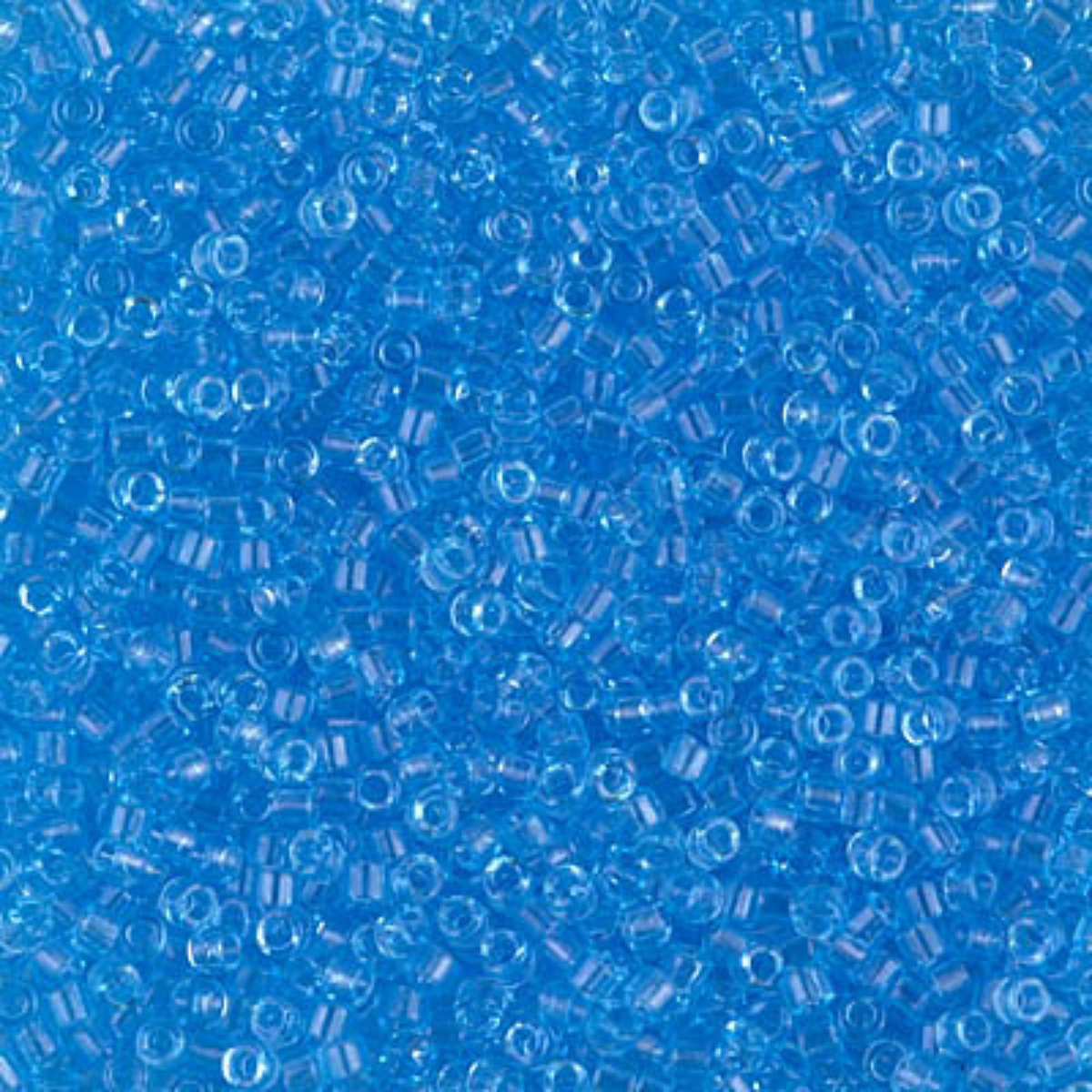 Miyuki 11/0 Delica Beads, DB0706, Transparent Aquamarine, 5g