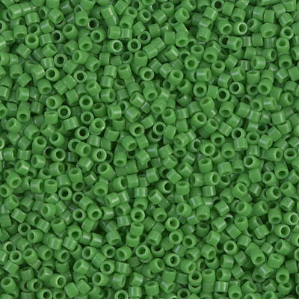 Miyuki 11/0 Delica Beads, DB0724, Opaque Pea Green, 5g