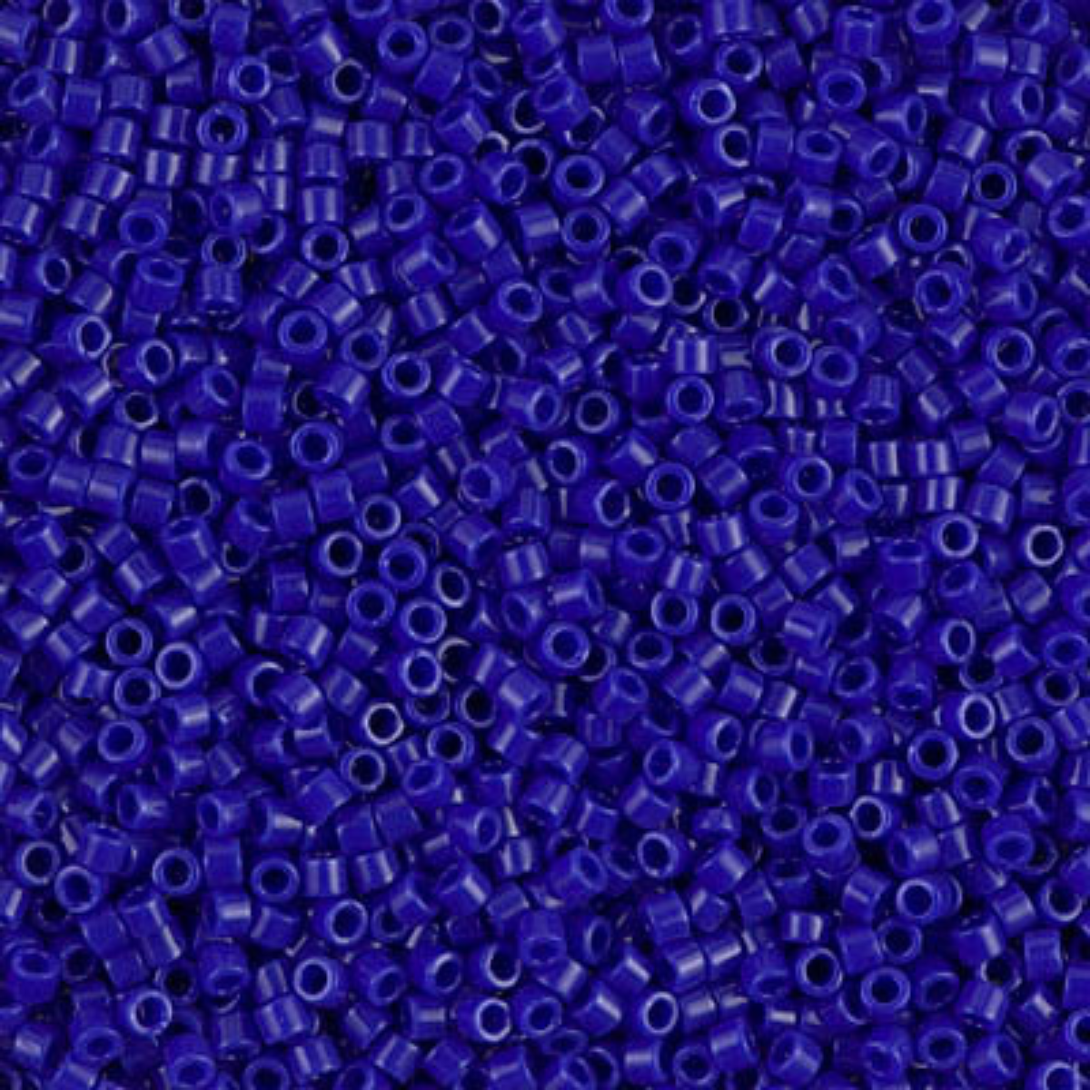 Miyuki 11/0 Delica Beads, DB0726, Opaque Cobalt, 5g