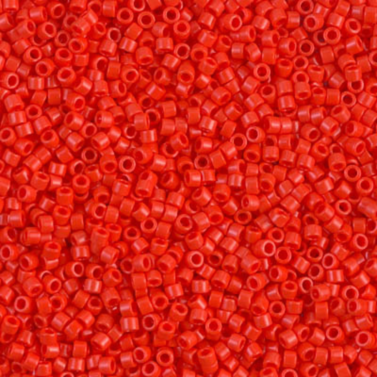 Miyuki 11/0 Delica Beads, DB0727, Opaque Light Siam, 5g