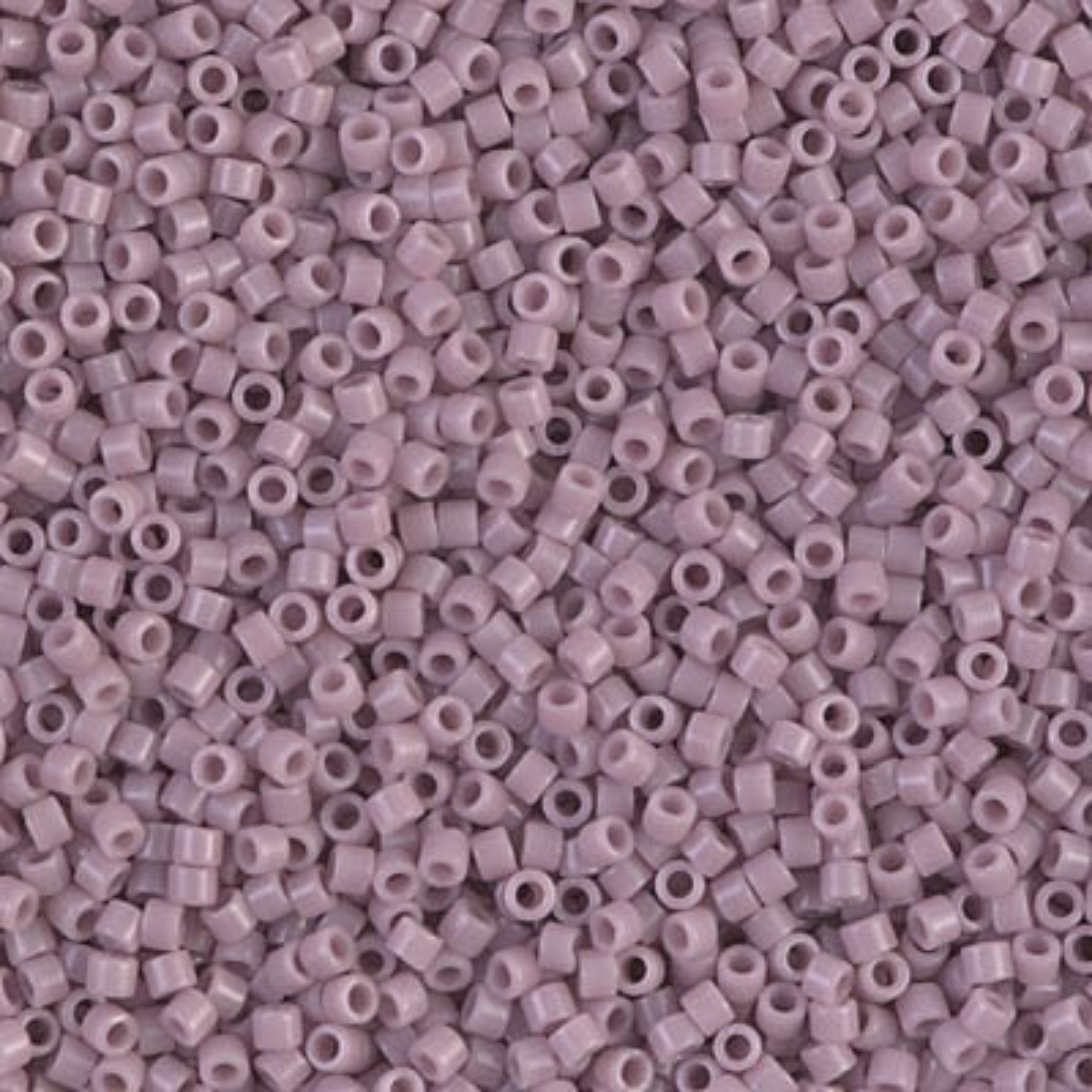 Miyuki 11/0 Delica Beads, DB0728, Opaque Lilac, 5g