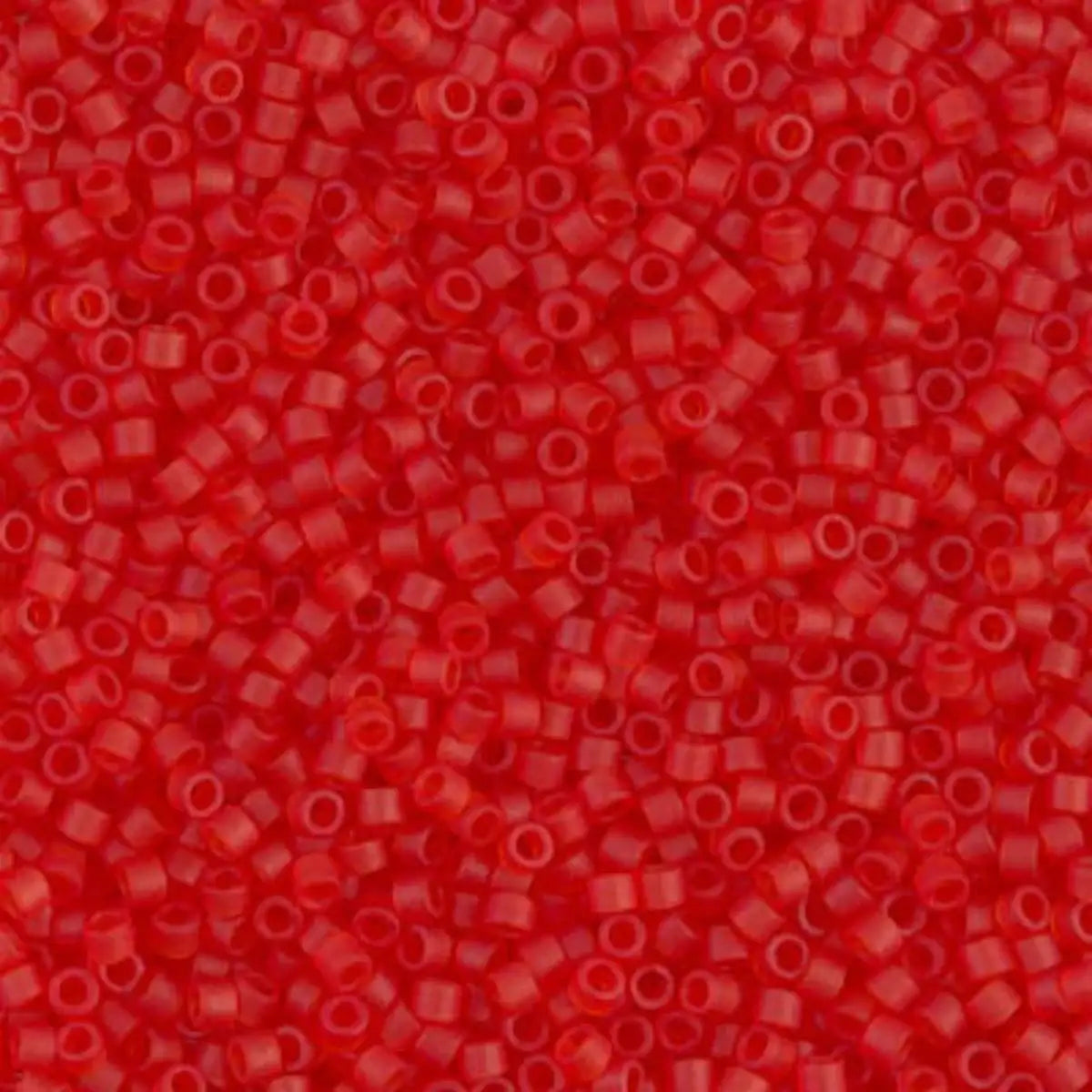Close-up of red glass beads