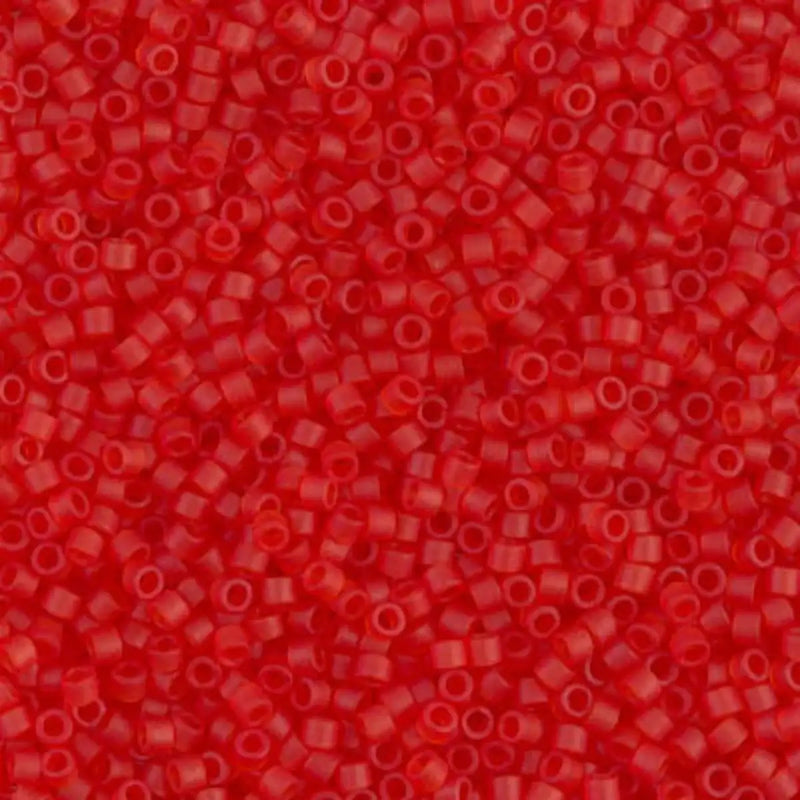Close-up of red glass beads