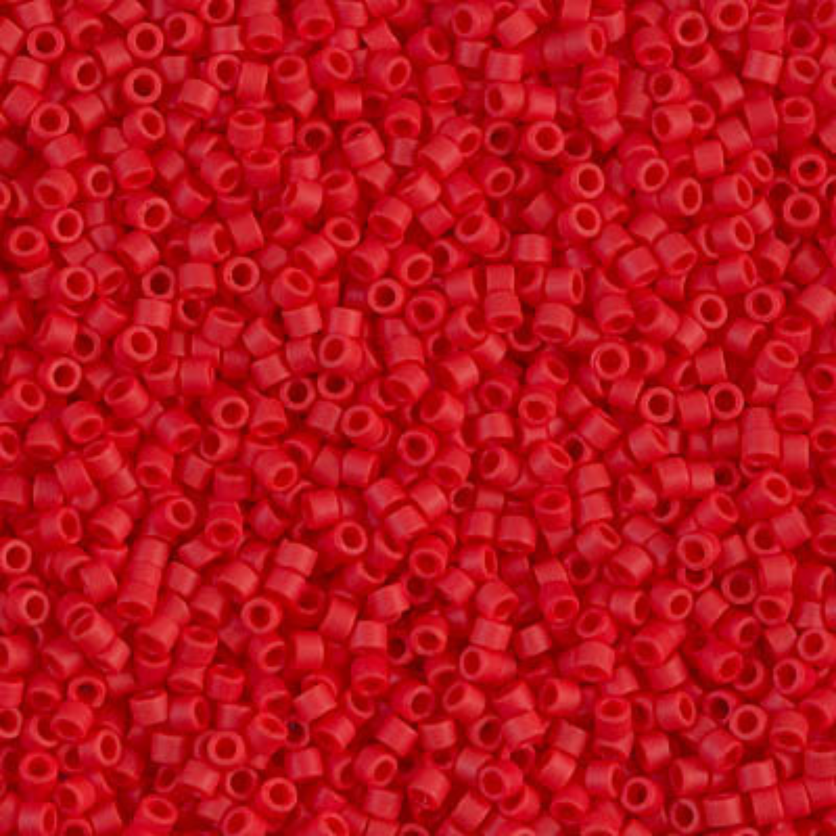 Miyuki 11/0 Delica Beads, DB0753, Matte Opaque Dark Red, 5g