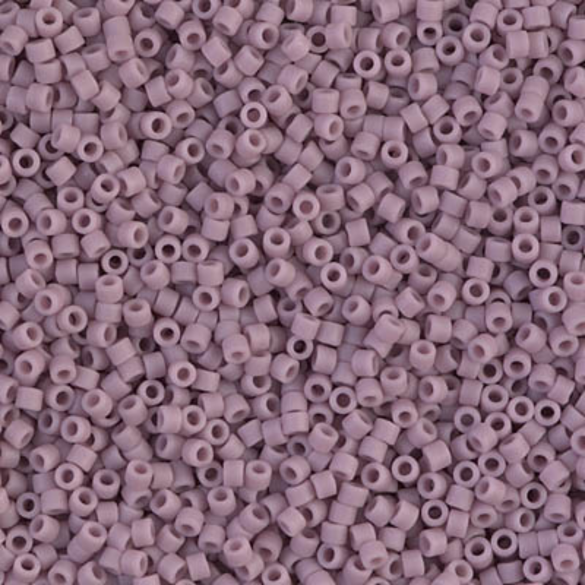 Miyuki 11/0 Delica Beads, DB0758, Matte Opaque Lilac, 5g