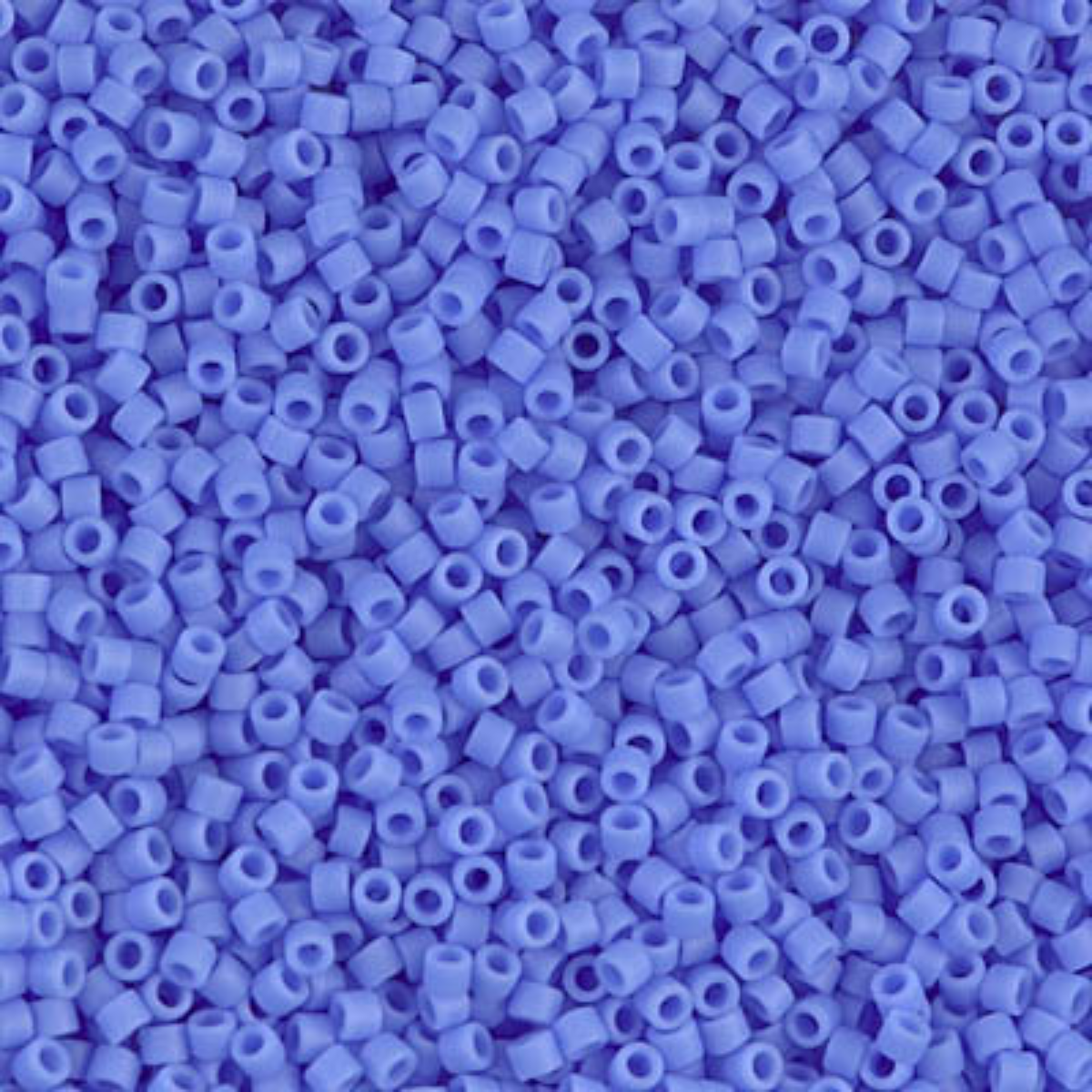 Miyuki 11/0 Delica Beads, DB0760, Matte Opaque Light Sapphire, 5g