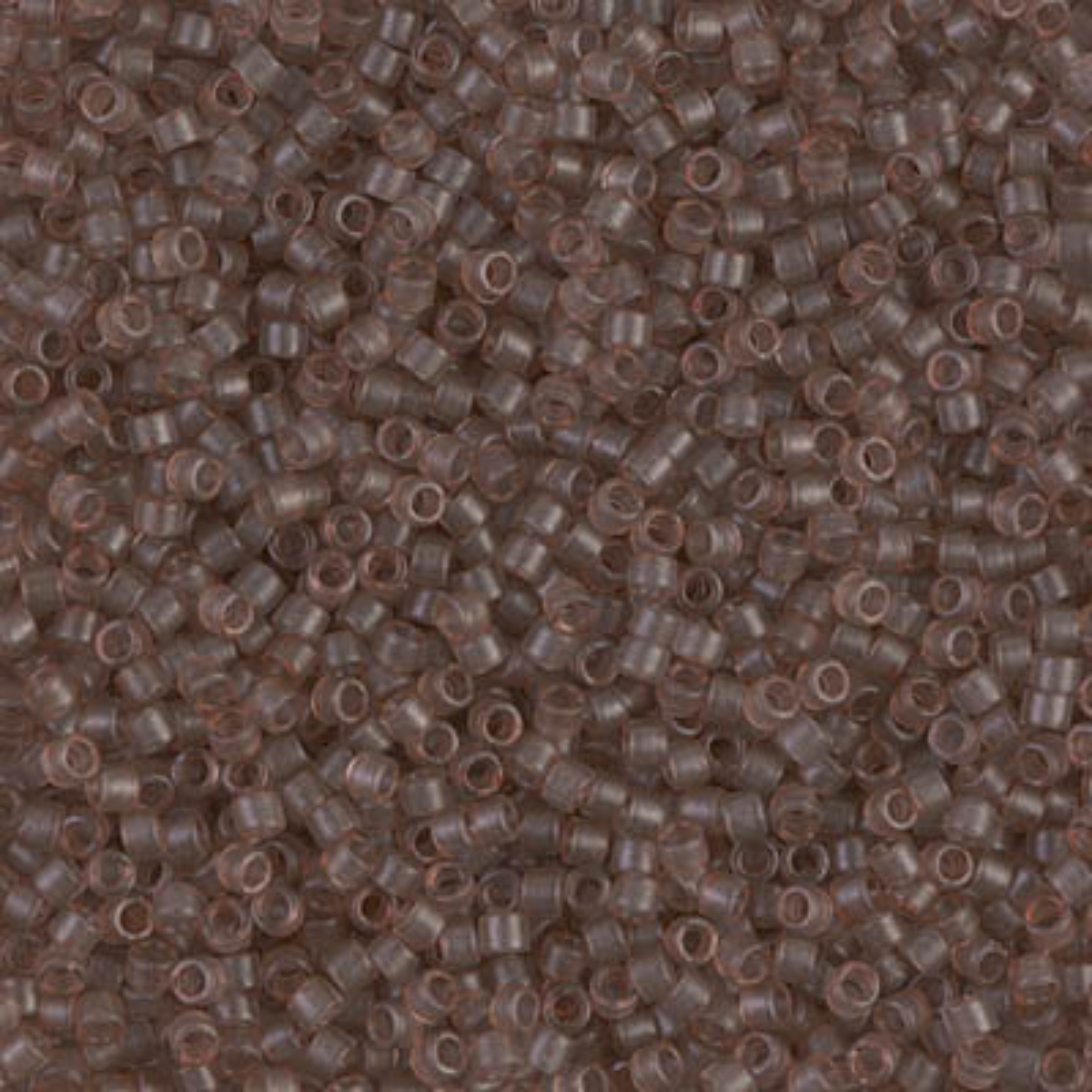 Miyuki 11/0 Delica Beads, DB0772, Matte Transparent Beige, 5g