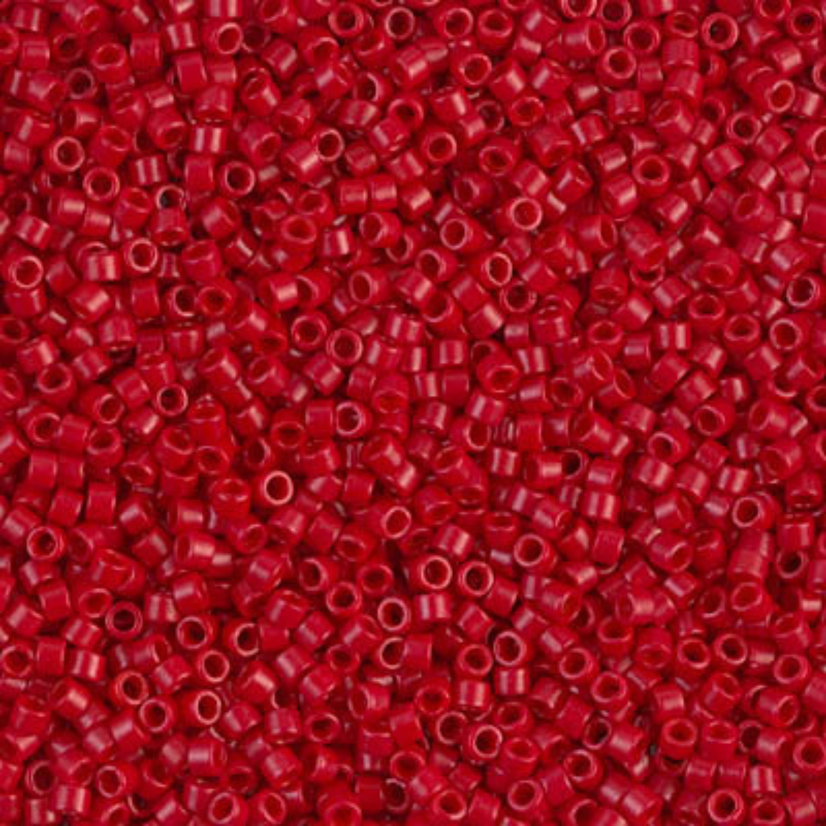 Miyuki 11/0 Delica Beads, DB0791, Opaque Red Dyed, 5g