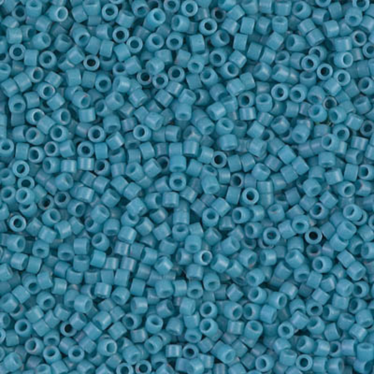 Miyuki 11/0 Delica Beads, DB0798, Matte Opaque Capri Dyed, 5g