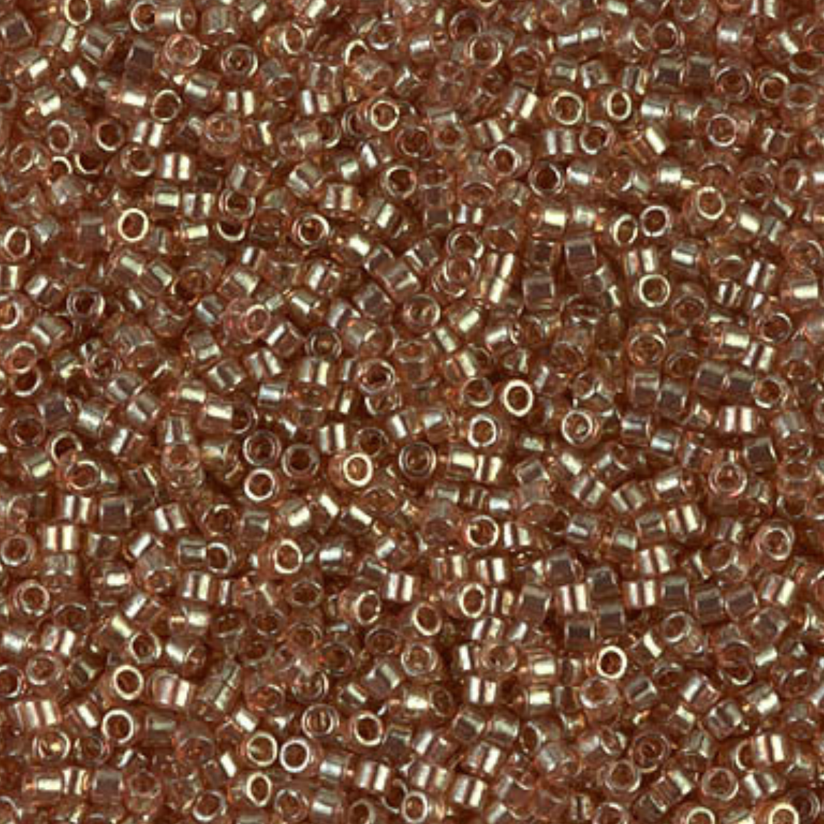Miyuki 11/0 Delica Beads, DB0102, Rose Gold Luster, 5g