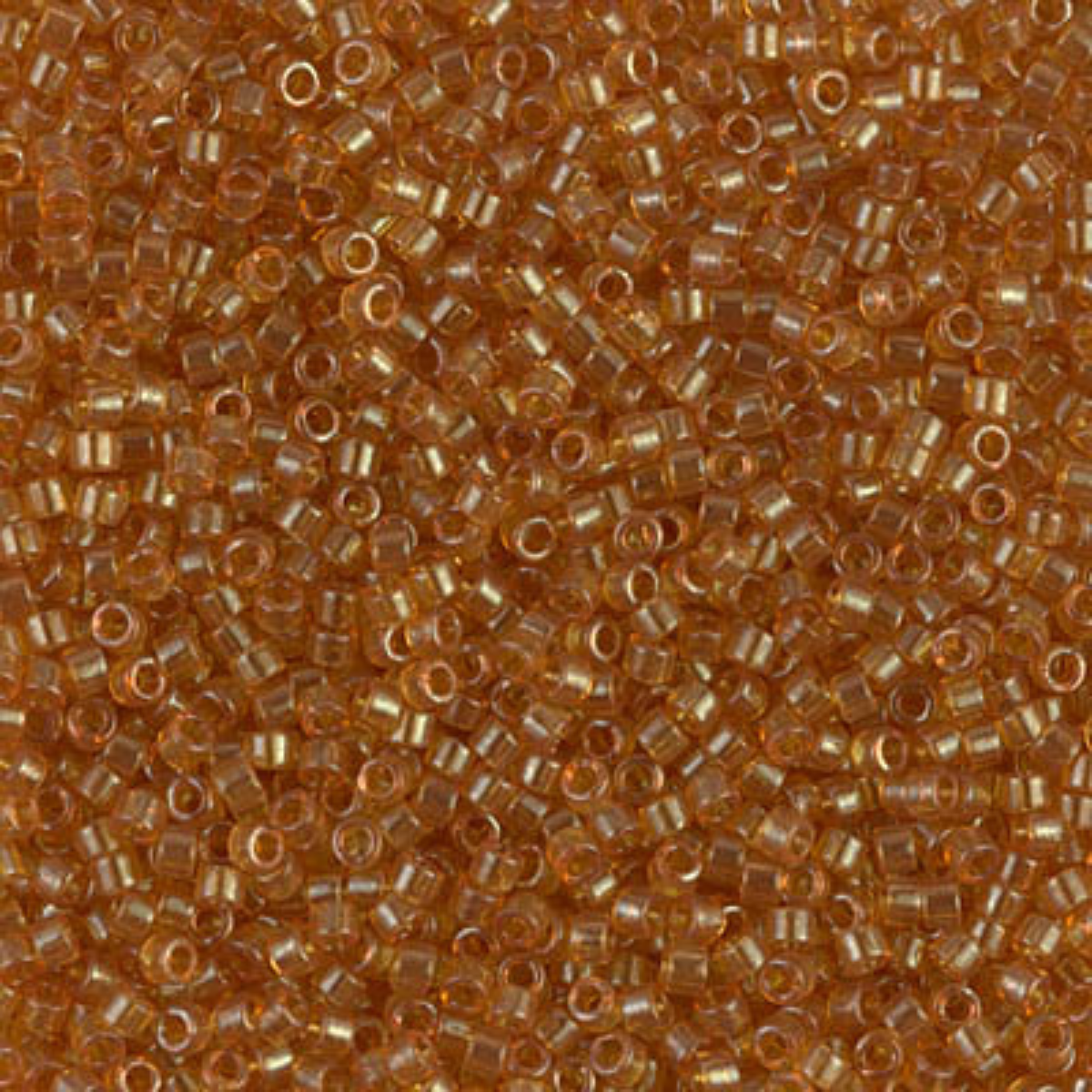 Miyuki 11/0 Delica Beads, DB0119, Transparent Honey Luster, 5g