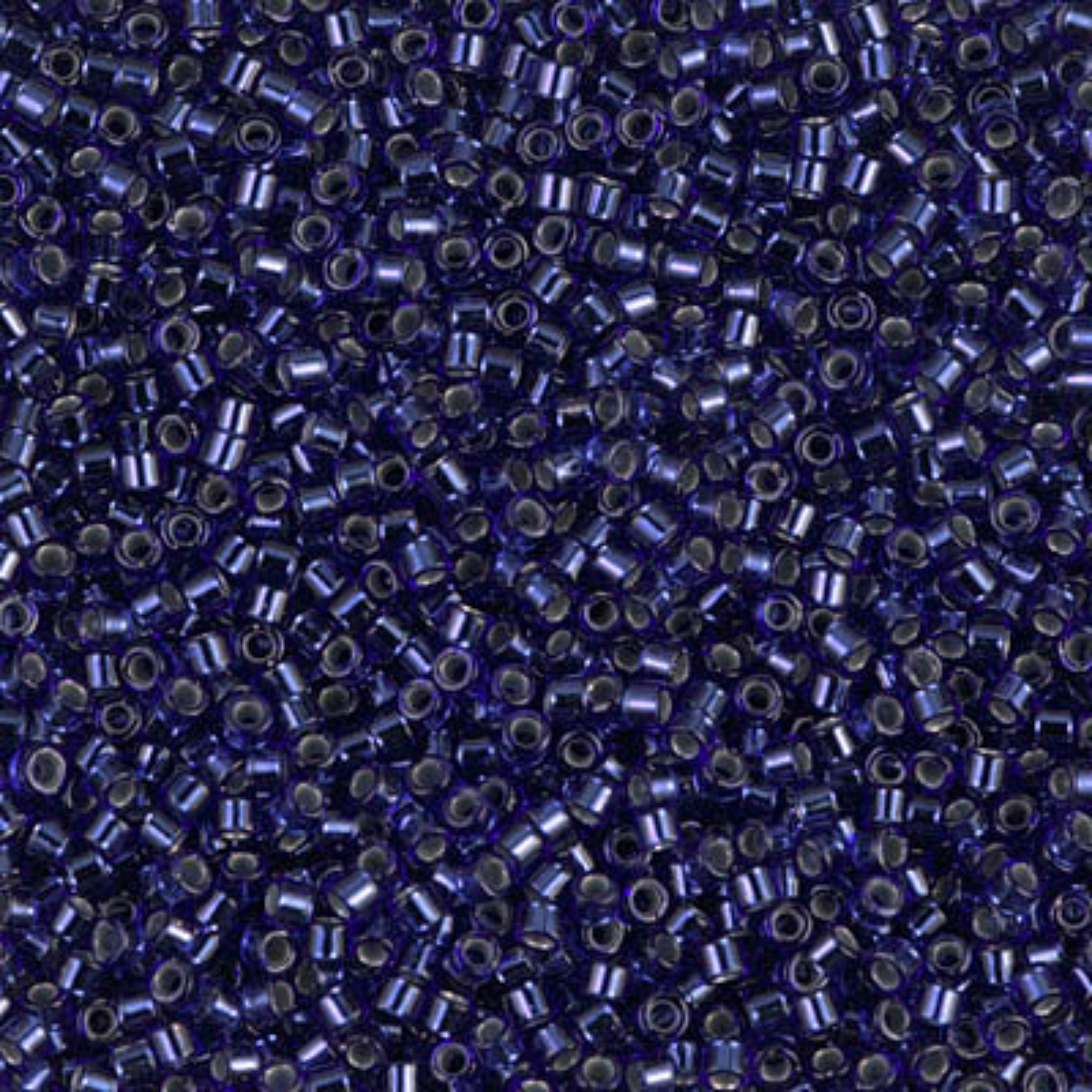 Miyuki 11/0 Delica Beads, DB0183, Silver Lined Montana, 5g