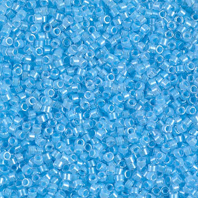 Miyuki 11/0 Delica Beads, DB2039, Luminous Ocean Blue, 5g