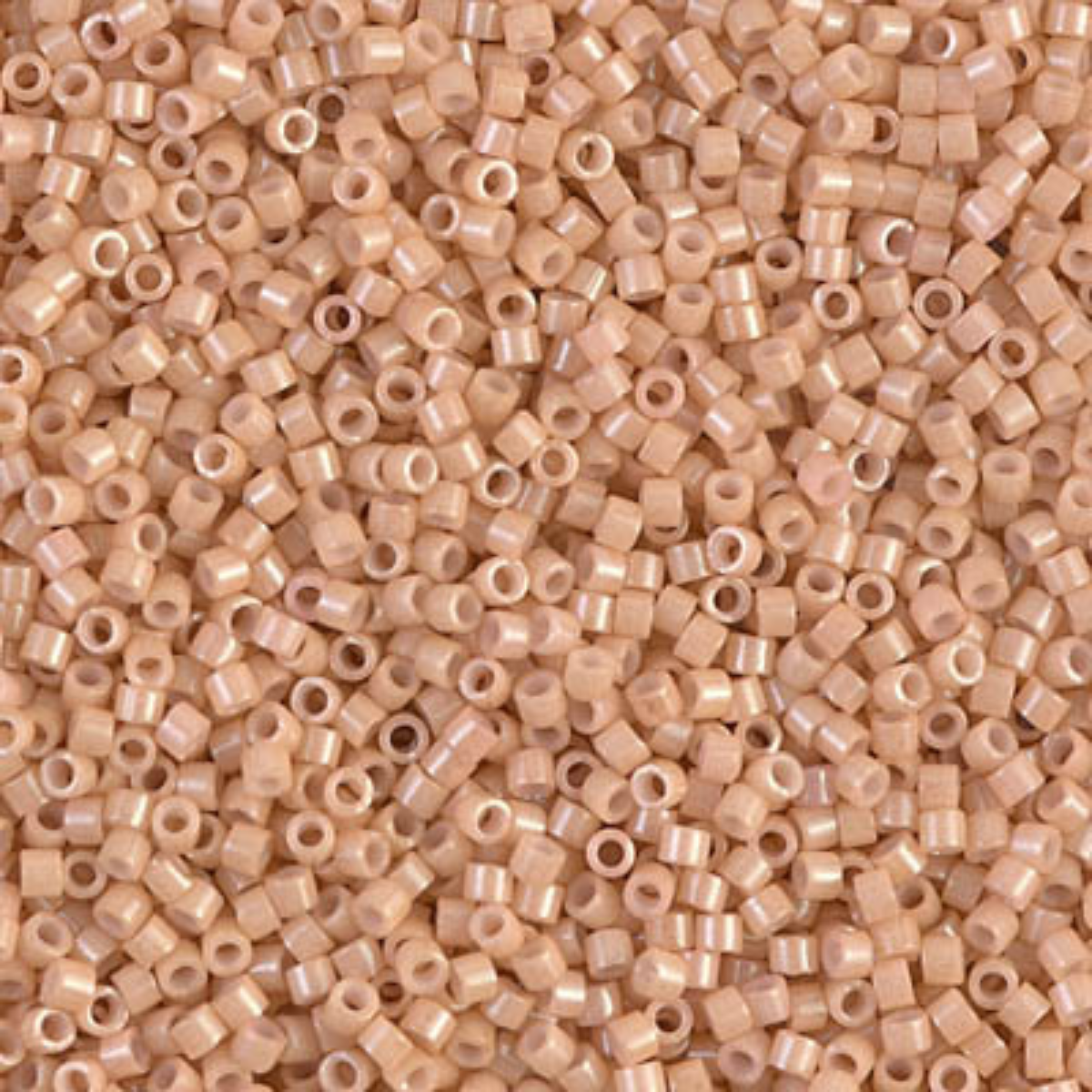 Miyuki 11/0 Delica Beads, DB0208, Opaque Tan, 5g