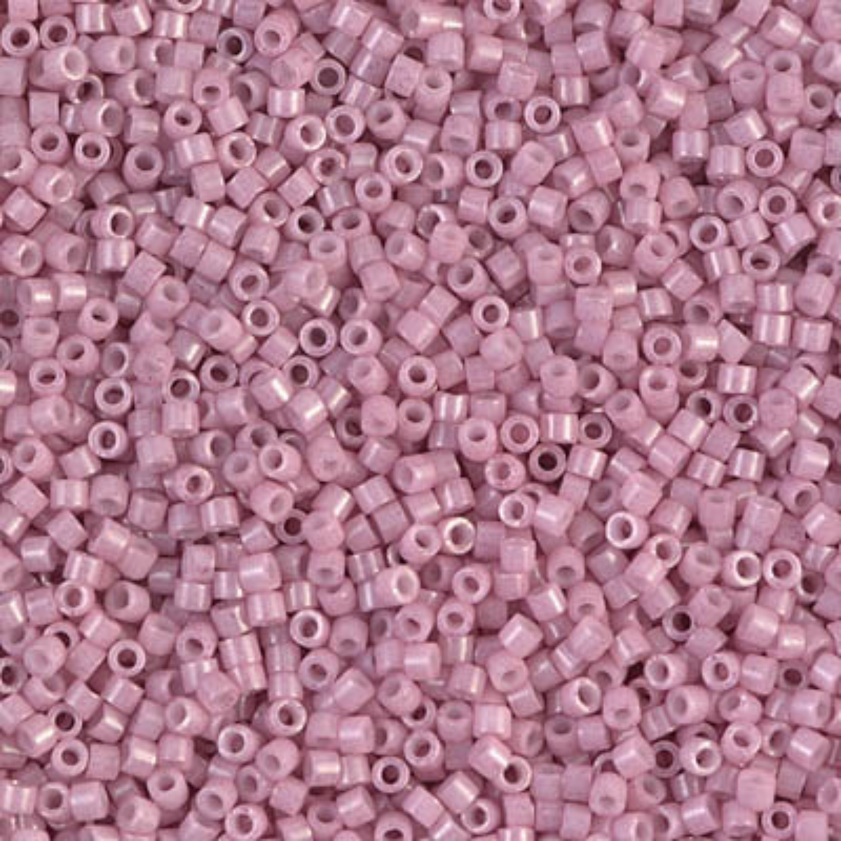 Miyuki 11/0 Delica Beads, DB0210, Opaque Old Rose Luster, 5g