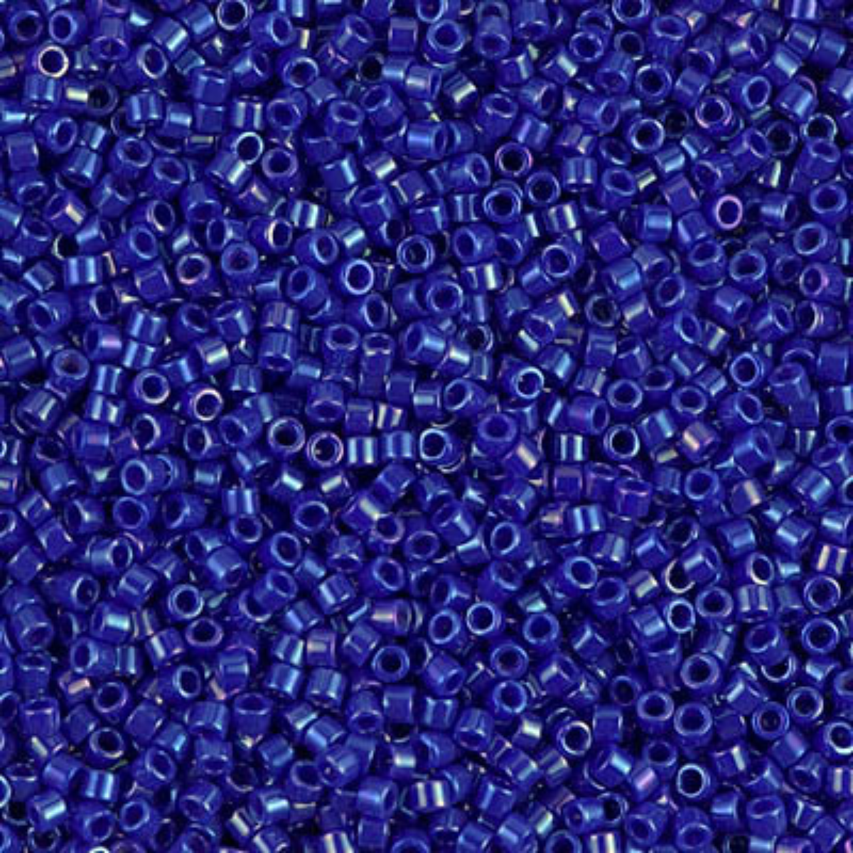 Miyuki 11/0 Delica Beads, DB0216, Opaque Royal Blue Luster, 5g