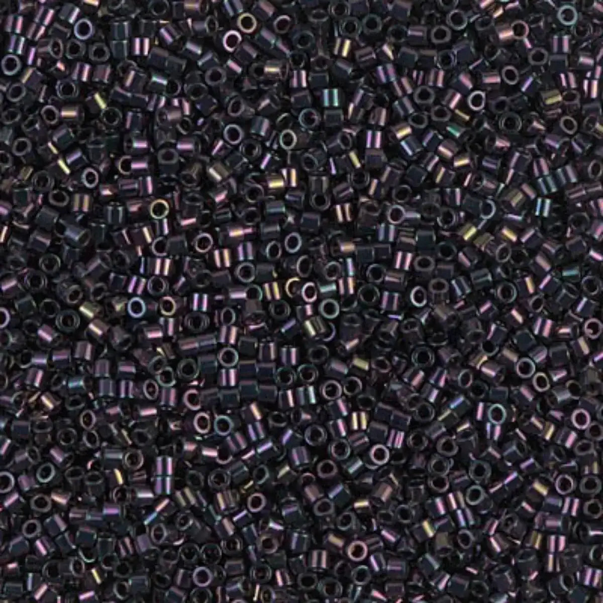 Miyuki 15/0 Delica beads, DBS-0004, Purple Iris, 7 grams - The Argus Collection
