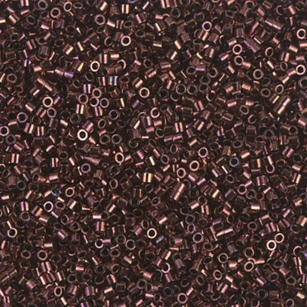 Metallic Raspberry Miyuki 15/0 Delica beads, DBS-0012, Metallic Raspberry, 7 grams – The ...