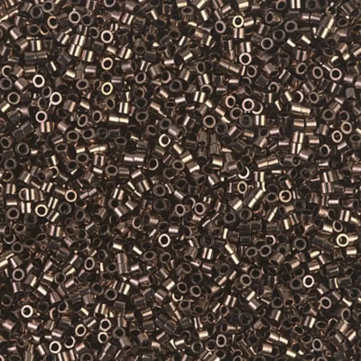 Miyuki 15/0 Delica beads, DBS-0022, Metallic Bronze, 5 grams - The Argus Collection
