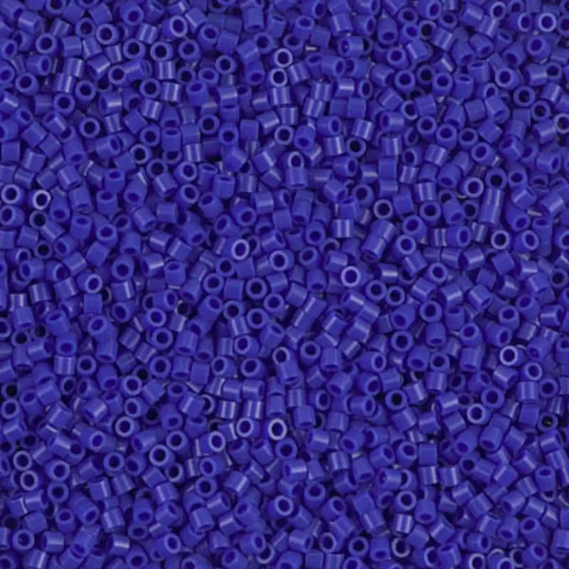 Miyuki 15/0 Delica Beads, DBS-0726, Opaque Cobalt, 7 grams - The Argus Collection