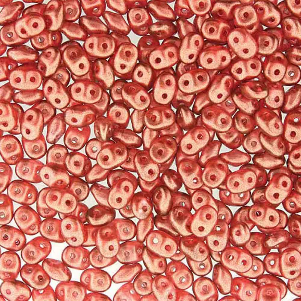 Superduo Beads, Halo Razzmatazz, 10g.