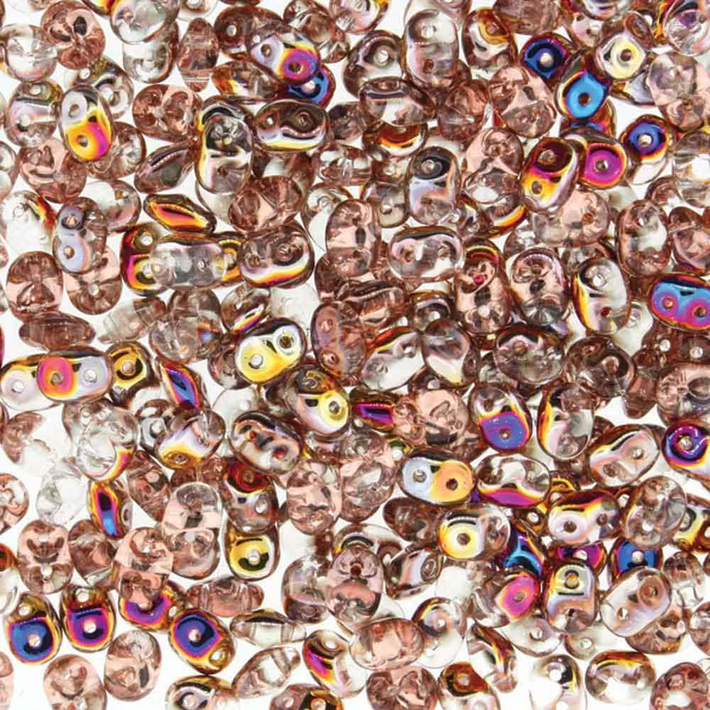 Superduo Beads, Crystal Sliperit, 10g.