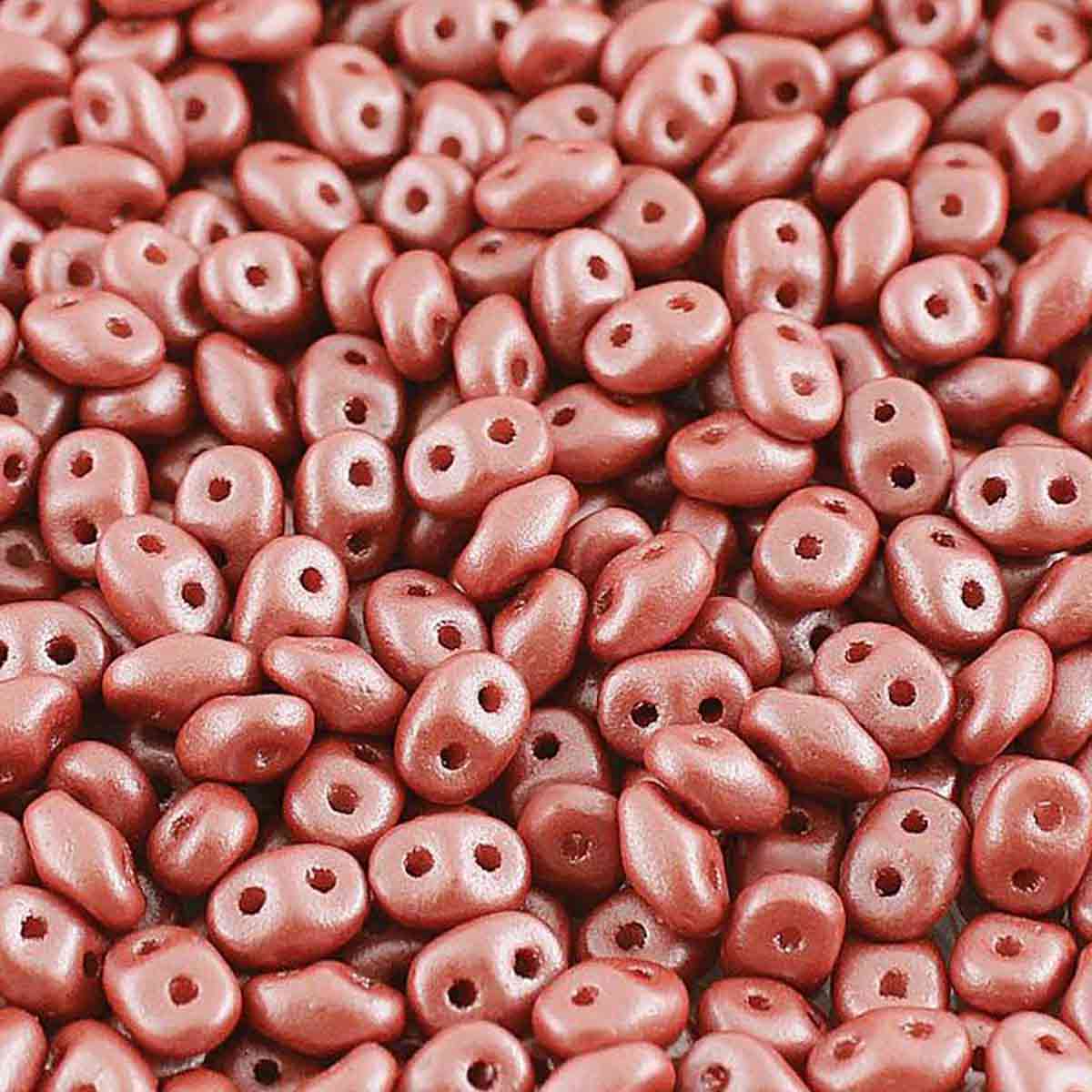 Superduo Beads, Pearl Shine Autumn Leaf, 10g.