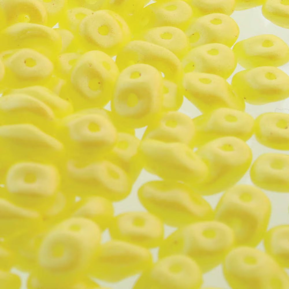 Superduo Beads, Tutti Frutti Lemon, 10g.