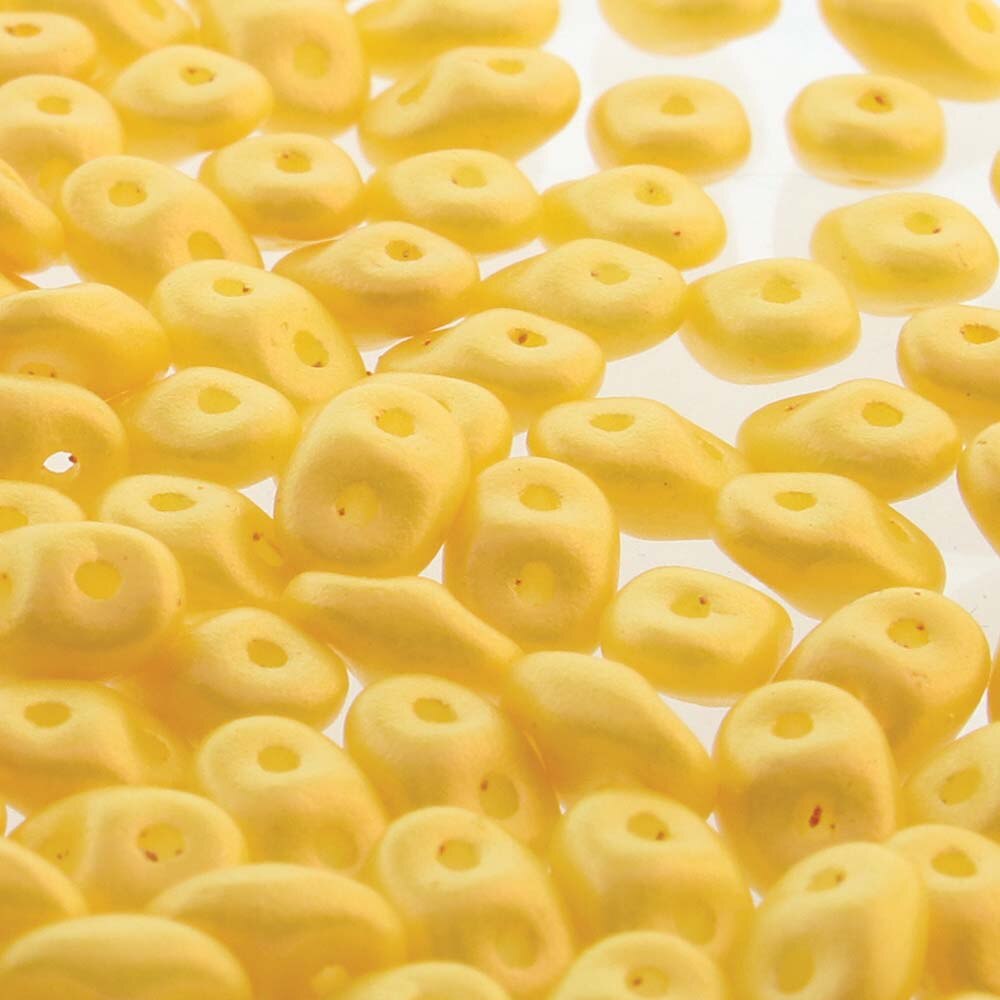 Superduo Beads, Tutti Frutti Banana, 10g.
