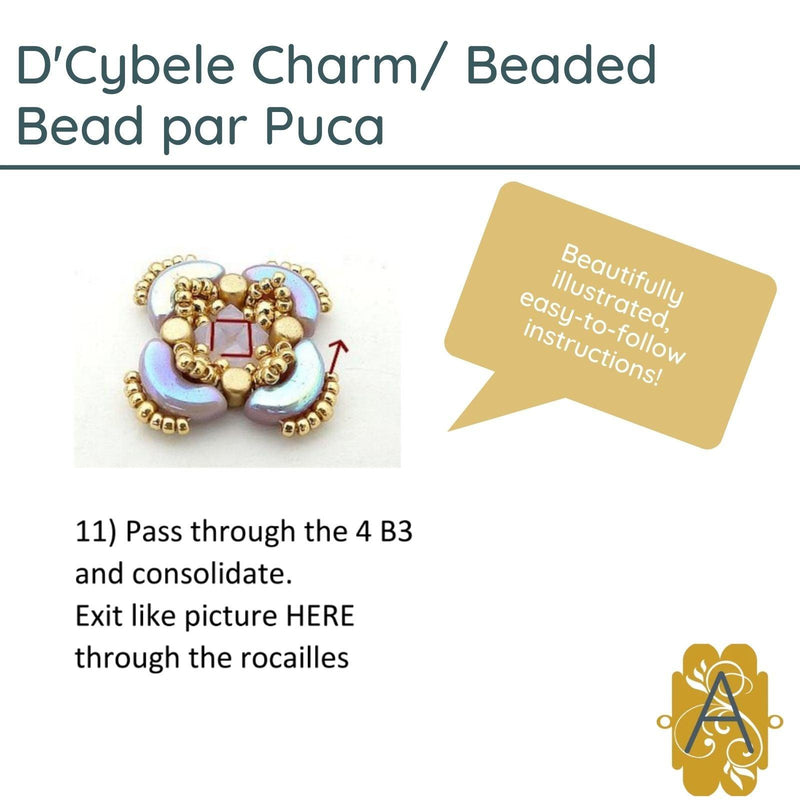 D'Cybele Charm Pattern par Puca - The Argus Collection