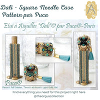 Dali Square Needle Case Pattern par Puca - The Argus Collection