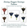 Daring Dagger Earrings Pattern - The Argus Collection