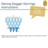 Daring Dagger Earrings Pattern - The Argus Collection