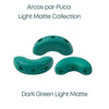 Arcos par Puca Beads, Light Matte Collection, 8 Colors