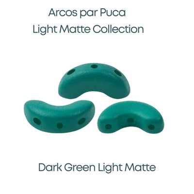 Arcos par Puca Beads, Light Matte Collection, 8 Colors