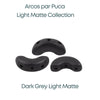 Arcos par Puca Beads, Light Matte Collection, 8 Colors