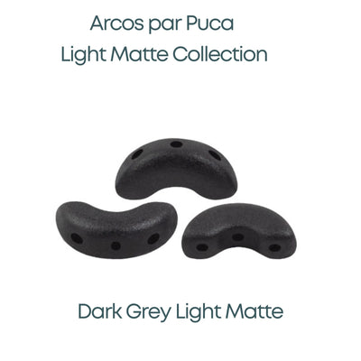 Arcos par Puca Beads, Light Matte Collection, 8 Colors